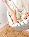 little hammock™ | BLUE SAGE + POM POM