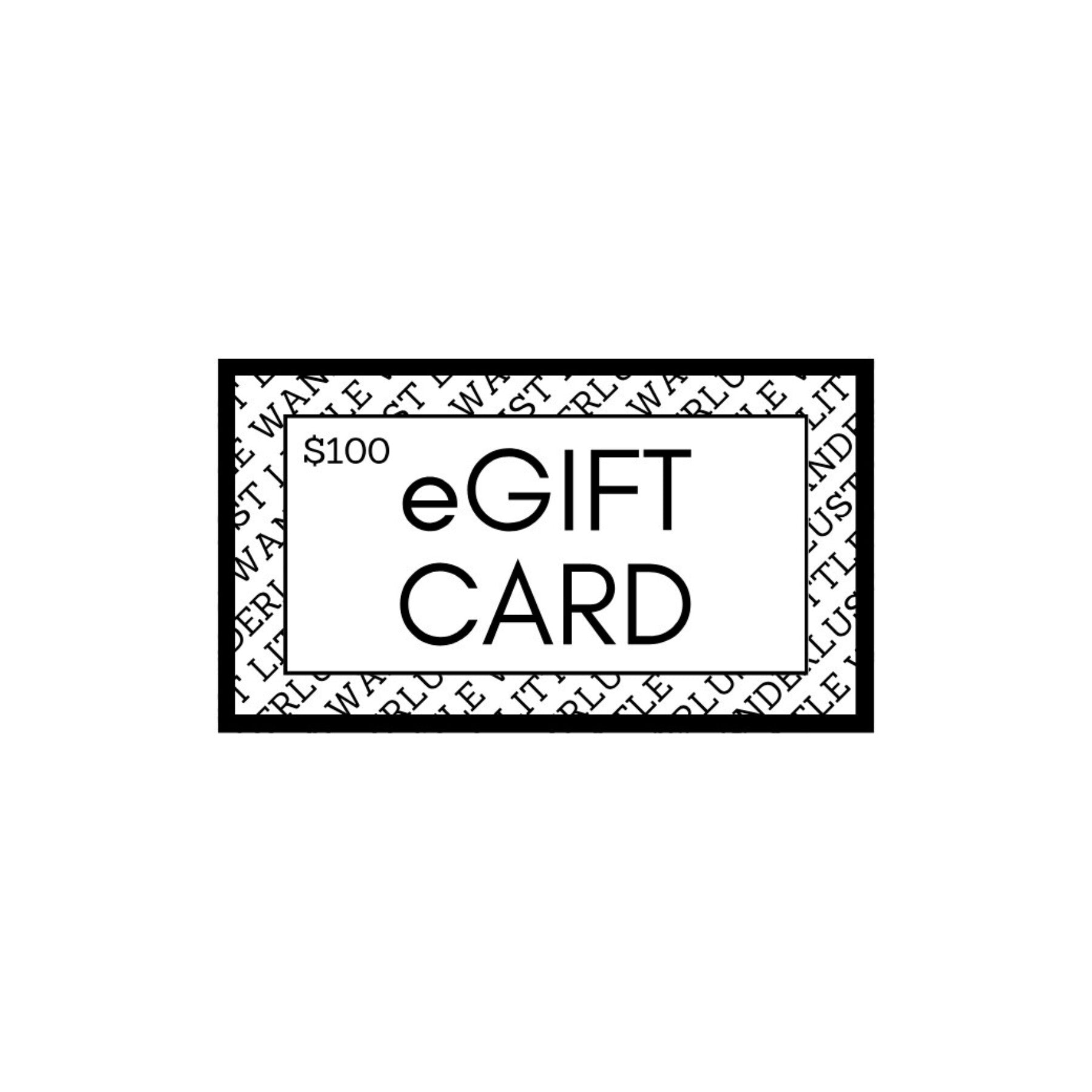 eGIFT card - $100