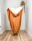 Indoor hammock for kids, little hammock™, kid’s hammock swing, terracotta color + bare trim, help up by child