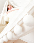 little hammock™ | WHIMSY WHITE + POM POM